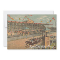 TOP Race Day at the Track Custom Invitations