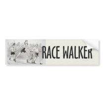 TOP Race Walker Bumper Sticker