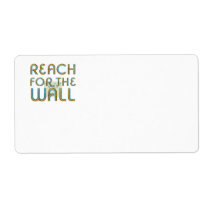 TOP Reach for the Wall Personalized Shipping Labels