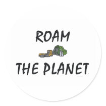 TOP Roam the Planet Sticker
