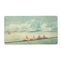 TOP Rower Personalized Shipping Label