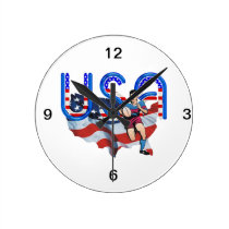 TOP Rugby in the USA wall clocks