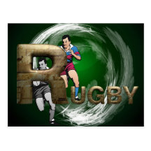 TOP Rugby Post Card