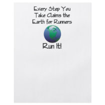 TOP Run Earth Flyer Design