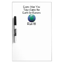 TOP Runner's Earth dry erase boards