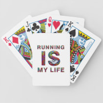 TOP Running is My Life playing cards
