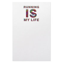 TOP Running is My Life Stationery Paper