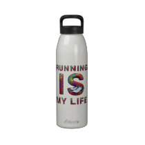 TOP Running is My Life water bottles