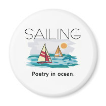 TOP Sailing, Poetry in Ocean Magnet