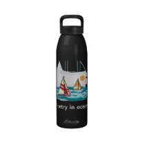 TOP Sailing Poetry Reusable Water Bottles