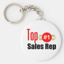 Top Sales Rep Keychain