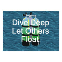 TOP Scuba Diving business cards by teepossible TOP Scuba Diving business cards