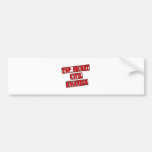 Top Secret Civil Engineer Bumper Sticker