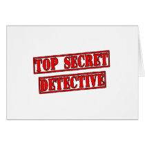 Top Secret Detective Card