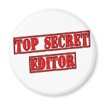 Top Secret Editor magnets
