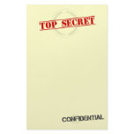 Top Secret Fun Stationary Stationery