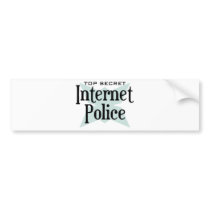 Top Secret Intenet Police bumper stickers by ObsessionDesign Top Secret Intenet Police bumper stickers