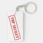 Top Secret Key Chain