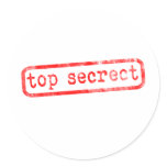 Top Secret stickers