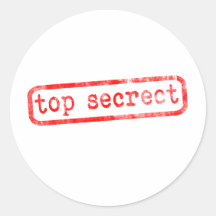 Top Secret Sticker