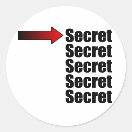 Top Secret Stickers
