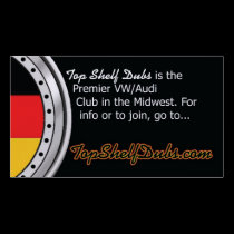 Top Shelf Dubs Card business cards