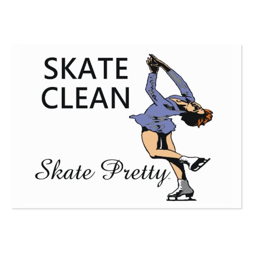 TOP Skate Clean Business Card Template (front side)