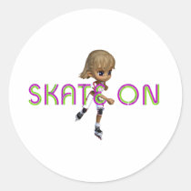 TOP Skate On stickers