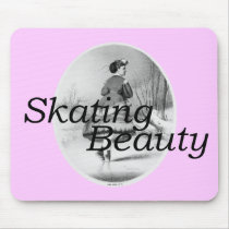 TOP Skating Beauty Mouse Pads