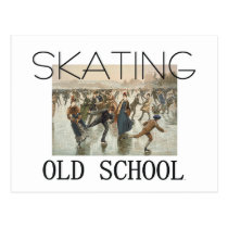 TOP Skating Old School Postcard