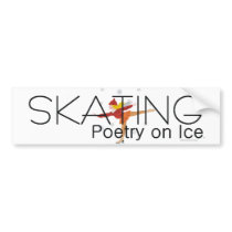 TOP Skating Poetry bumper stickers