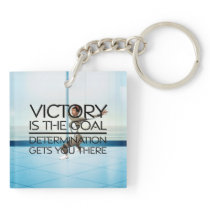 TOP Skating Victory Slogan Acrylic Key Chains
