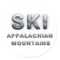 TOP Ski Appalachian Round Sticker