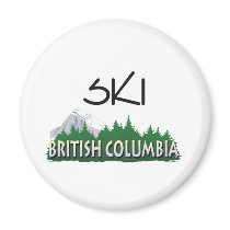 TOP Ski British Columbia magnets by teepossible TOP Ski British Columbia magnets