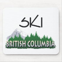 TOP Ski British Columbia mousepads by teepossible TOP Ski British Columbia mousepads