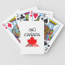 TOP Ski Canada playing cards