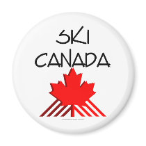 TOP Ski Canada Refrigerator Magnets