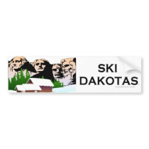 TOP Ski Dakotas bumper stickers