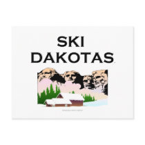 TOP Ski Dakotas postcards by teepossible TOP Ski Dakotas postcards