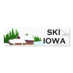 TOP Ski Iowa Bumper Sticker