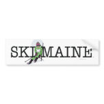 TOP Ski Maine Bumper Sticker