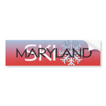TOP Ski Maryland bumper stickers