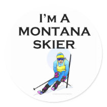 TOP Ski Montana stickers