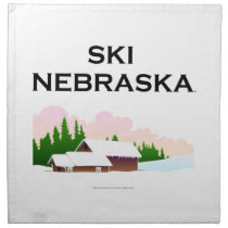 TOP Ski Nebraska Cloth Napkins