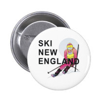 TOP Ski New England Pinback Button