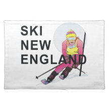 TOP Ski New England Place Mat