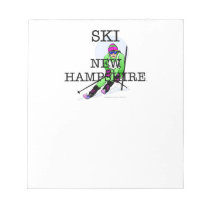 TOP Ski New Hampshire Memo Note Pad