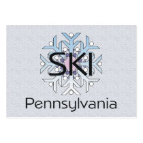TOP Ski Pennsylvania Business Card Template