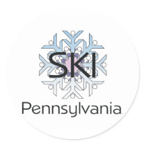 TOP Ski Pennsylvania Stickers