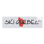 TOP Ski Quebec Bumper Sticker